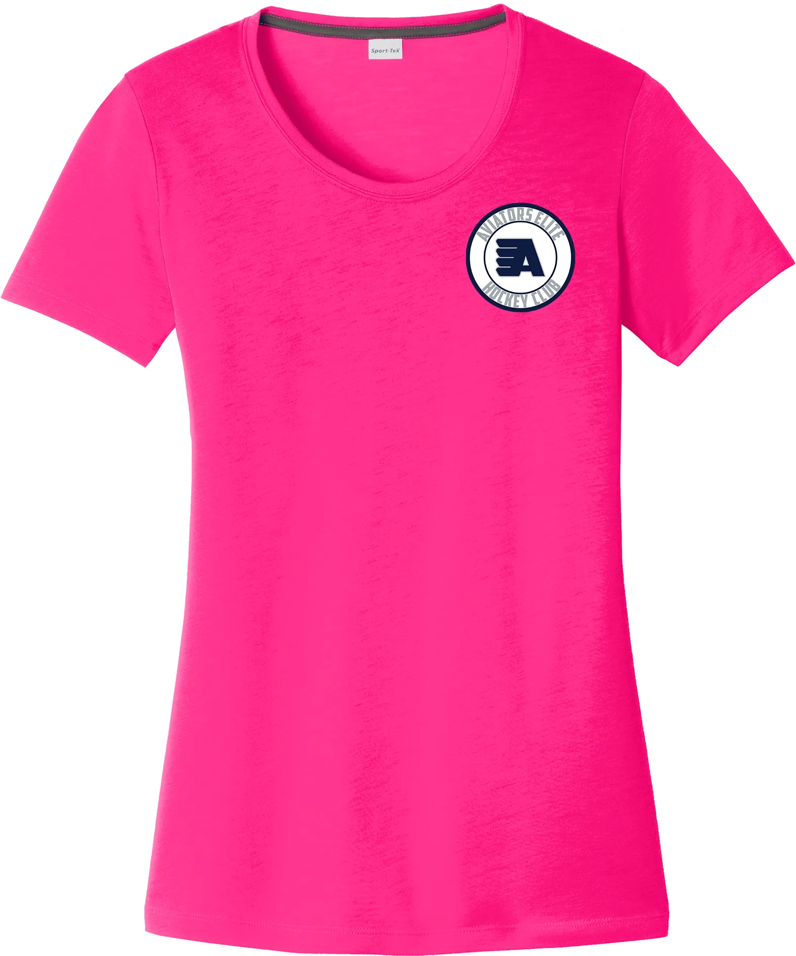 Aspen Aviators Ladies PosiCharge Competitor Cotton Touch Scoop Neck Tee