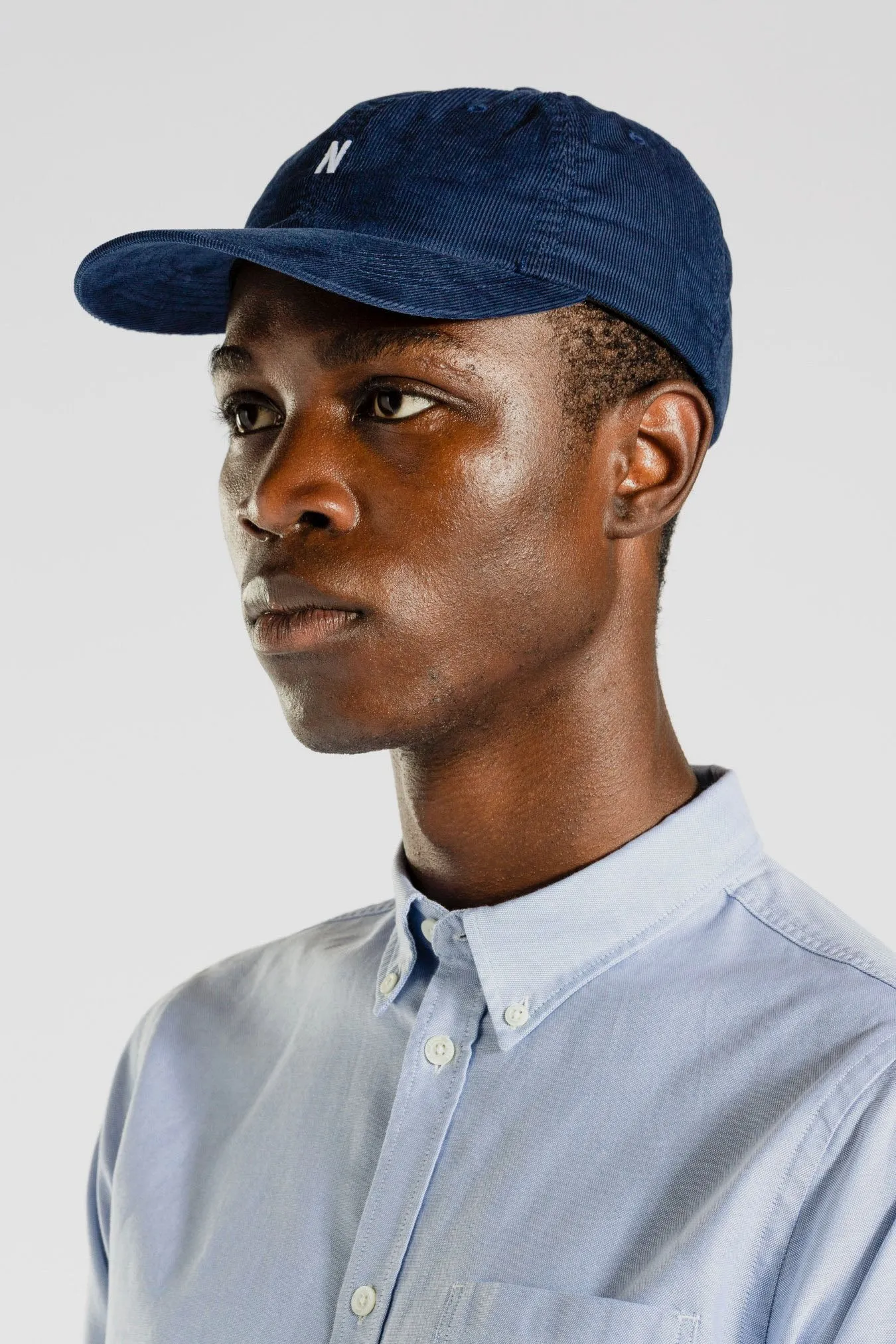 Baby  Corduroy Sports Cap - Navy