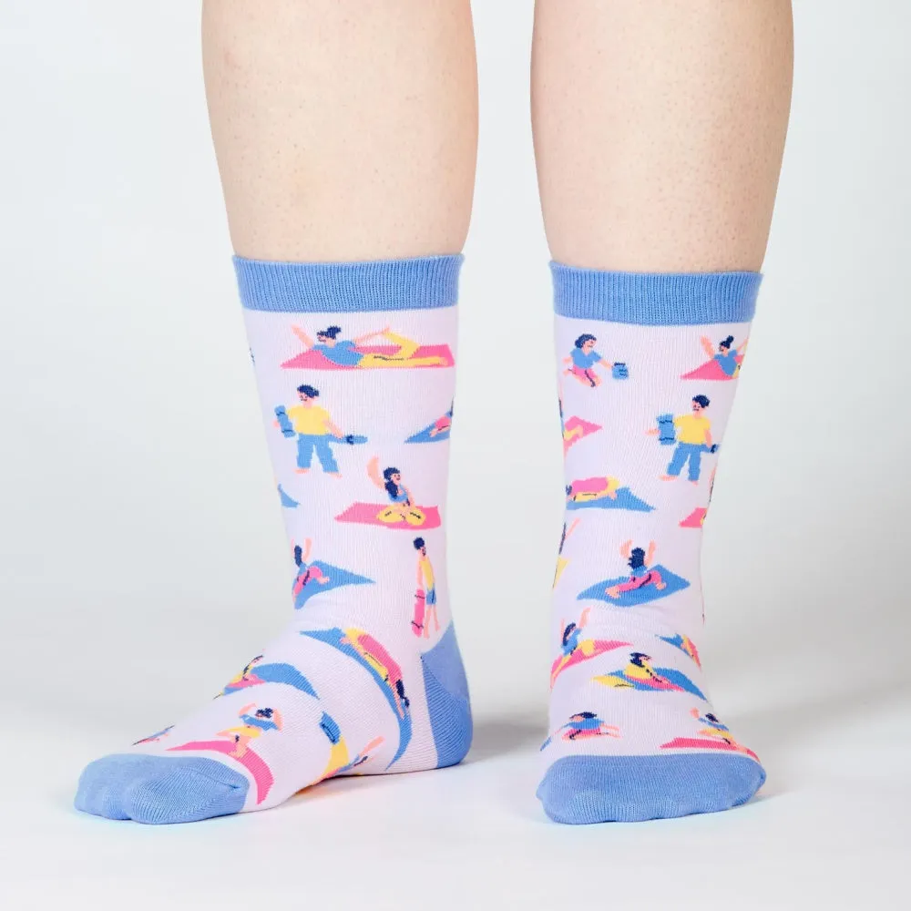 Sock It To Me Crew Womens Socks - Namaste
